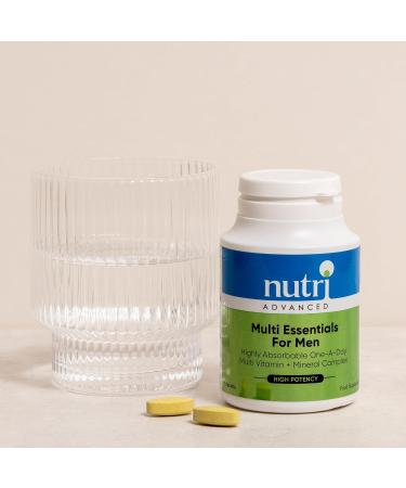 Nutri Advanced - Multi Essentials for Men Multivitamin - Vegetarian and Vegan - 30 Tablets 30 count (Pack of 1) - Buy Online on GoSupps.com