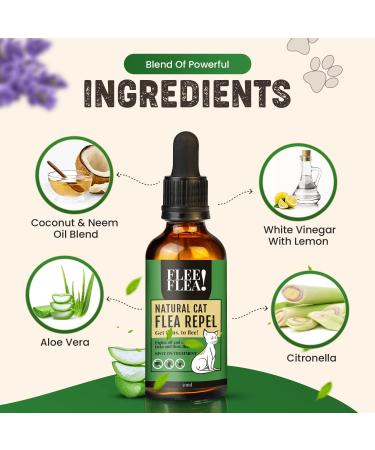 Flee flea! FLEA TREATMENT FOR CATS | CAT FLEA TREATMENT SPOT ON APPLICATION | FLEA AND TICK TREATMENT FOR CATS | WORKS WELL ON ALL BREEDS FOR A SPOT ON FLEA TREATMENT FOR CATS - Buy Online on GoSupps.com