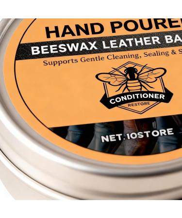  G n rique Boot leather conditioner 100g bee balm leather detail care balm 8.3 x 8.3 x 3 cm protective balm for belts for furniture trunks sofas jackets bags - Buy Online on GoSupps.com