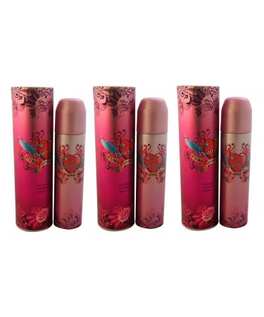 Champs Cuba Heartbreaker By Champs For Women Eau De Parfum Spray 3.3-Ounce / 100 Ml (Pack of 3)