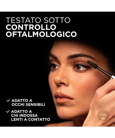 L'Or al Paris Panorama Volumizing Mascara Black Color with Stretchflex Complex Clump-free enlarging effect Suitable for Sensitive Eyes - 2 Mascaras - Buy Online on GoSupps.com