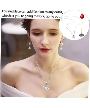 1 Set 2 Pcs Valentine's Day Present Neck Wedding Supplies 27X5CMx3pcs Silverx3pcs - Buy Online on GoSupps.com