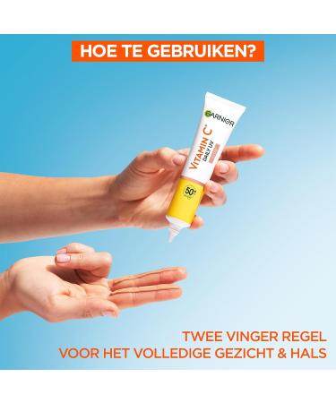 Garnier Skin Active Vitamin C* Glowy UV fluid with SPF50+ against pigment spots light tinted formula 40ml - Buy Online on GoSupps.com