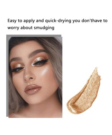 BOOBEES 10 PCs Liquid Glitter Eyeshadow Set - Waterproof Pearl Glitter Shimmer Eyeliner - Long-Lasting Quick-Dry Makeup in 5 Colors - Buy Online on GoSupps.com