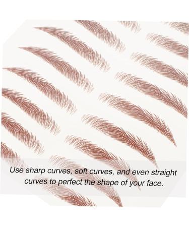 NOLITOY 8 sheets Eco Stickers Eyebrow Eyebrows up Shaping Make Practical Realistic Makeup Supplies Woman - Buy Online on GoSupps.com