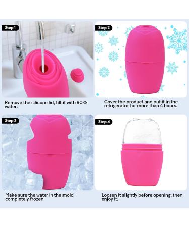 LATME Ice Cube Roller for Face & Eyes | Reusable Silicone Ice Mold | Ultimate Face Massager for Puffiness Migraine Relief & Gifts for Women - Buy Online on GoSupps.com