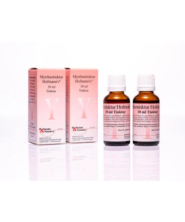 Myrrh tincture Hofmann's herbal mouth and throat therapeutic 2 x 30 ml 30 ml (pack of 2)