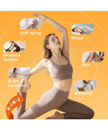 1500MG Liposomal Luteolin Supplement 8-in-1 Formula with Fisetin Pea Turmeric Potent Flavonoid Absorption-Optimized Actives for Brain 60 Capsules 60 Count (Pack of 1) - Buy Online on GoSupps.com