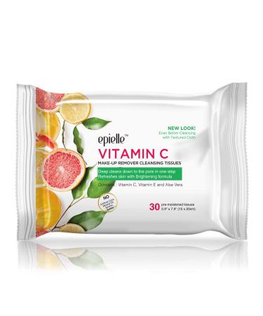 Epielle Makeup Remover Cleansing Wipes | Gentle for all Skin Types | Daily Facial Towelettes | Removes Dirt, Oil, Makeup | 30ct, Assorted 6 Pack - Buy Online on GoSupps.com