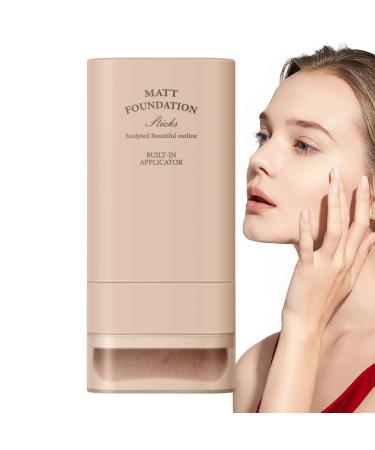 Stick foundation - stick foundation for the face foundation for face makeup | liquid foundation 20g moisturizing primer base with brush - concealer