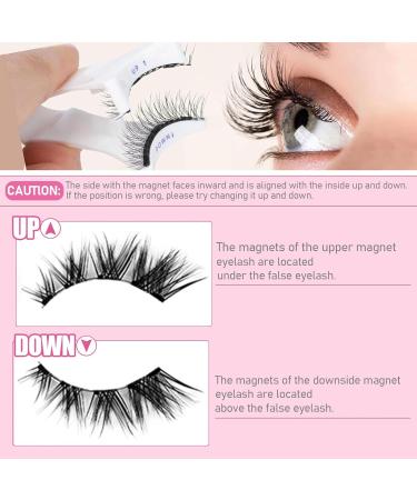 VEROA Magnetic Eyelashes With Applicator - Natural Look Cat Eyemagnetic Lashes Without Eyeliner - Reusable Magnetic Eyelashes Lightweight Waterproof Easy To Wear(Black) - Buy Online on GoSupps.com