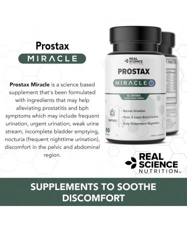 Real Science Nutrition Offers Prostax Miracle: A Natural Supplement for Bladder and Kidney Health Mens Health Products - Buy Online on GoSupps.com