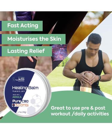 Joint & Spine Biotech Hemp Extract Healing Balm - Natural Relief for Back, Neck, Hip, Shoulder, and Knee Pain - Buy Online on GoSupps.com