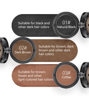 Hair Powder - Hairline Shadow Powder - Hair Root Touch Up Hair Colour Spray - Hair Thickening Products for Women Men - Waterproof Long-lasting Bodify Hairline Fibres Temporary Hair Filler (COFFEE) - Buy Online on GoSupps.com
