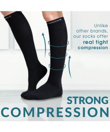 Compression Socks 30-40 mmHg for Men & Women - High Performance Athletic Running Socks - Argyle Pink - Best Quality Pair - Buy Online on GoSupps.com