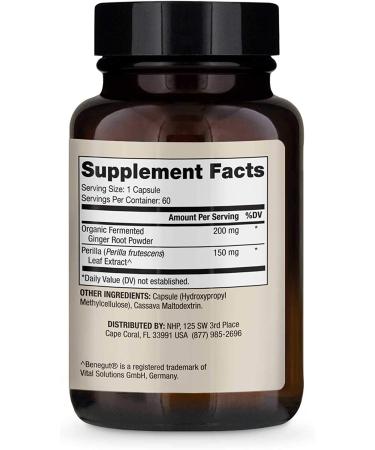 Dr. Mercola Fermented Ginger Capsules - 60 Count | Digestive & Immune Support - Buy Online on GoSupps.com