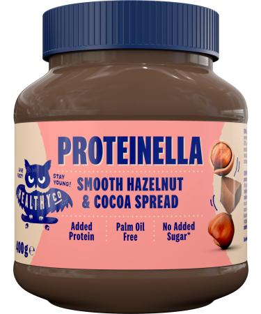 HealthyCo - Proteinella Hazelnut and Cocoa Spread 400g - A Healthy Snack with No Added Sugar No Palm Oil and Added Protein - A Healthy Chocolate Spread