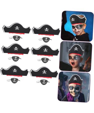 Healeved 12 Sets Pirate Hair Blindfold Pirate Hat with Pirate Eye Patch Prom Suit Pirate Captain Hat Pirate Theme Party Favors Pirate Cosplay Hat Pirate Costume Halloween Supplies Plastic - Buy Online on GoSupps.com