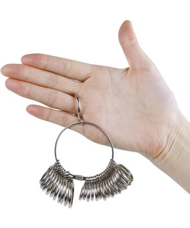 HEYMOUS Ring Mandrel Set with Rubber Mallet - Jewelry Sizer Tools for Ring Sizing and Repair - Buy Online on GoSupps.com