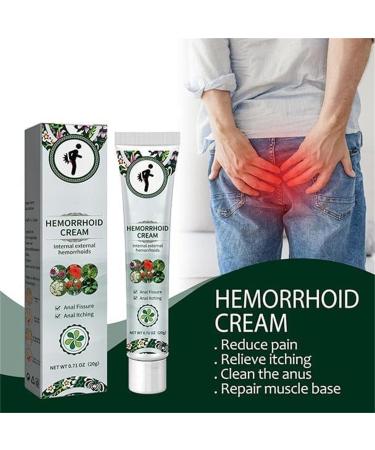 Hemorrhoids Cream - Hemorrhoid & Fissure Relief Cream Natural Hemorrhoids Treatment Cream Hemorrhoids Treatment Removal Cream Fast Acting Relief from External Itching and Burning (1 Pcs) - Buy Online on GoSupps.com