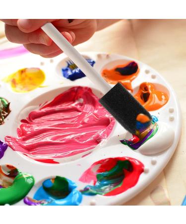 WLLHYF 6 PCS Foam Paint Brush Set - Durable Sponge Brushes for Crafts & Paints - Wooden Handles - Ideal for Smooth Surfaces & Stain Removal - Buy Online on GoSupps.com
