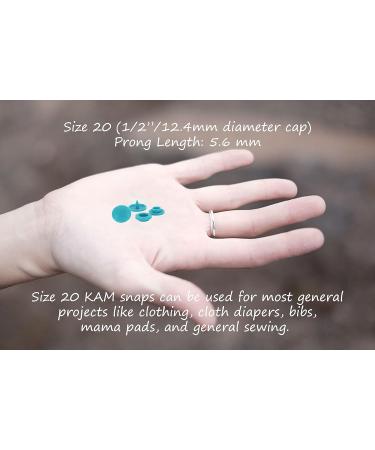 I Like Big Buttons! Starter Pack - 250 Complete KAM Snaps for Cloth Diaper/Bibs/Nappies (Pastel Spectrum) - Buy Online on GoSupps.com