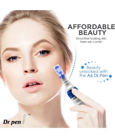 Dr. Pen Ultima A6 Professional Wireless Electric Skin Care Kit with 8 Cartridges Four 12 Pin Four 36 Pin - Buy Online on GoSupps.com