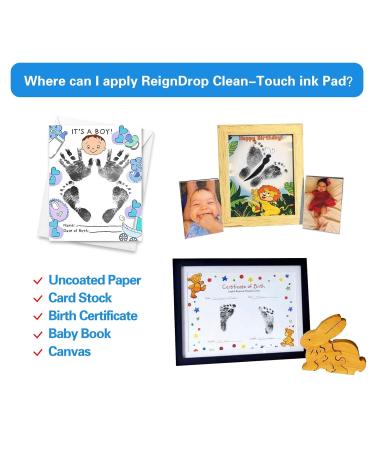 Baby Handprint & Footprint Set | 2 PCS Baby Impression Kit | Newborn & Pet Paw Print Gift - Buy Online on GoSupps.com