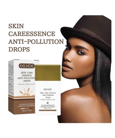 2023 Fake Tan Peptide Serum for Face | Skin Care Tanning Drops for Aging Skin | Liquid Bronzer Cream | Self Tanner Drops for Skin Treatment - Buy Online on GoSupps.com