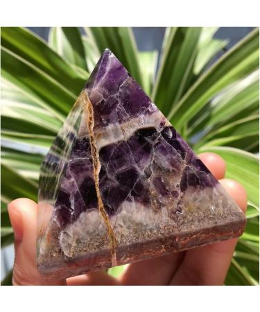 Natural Dream Amethyst Quartz Crystal Pyramid 4.5-5cm Stone Crystal Reiki - Buy Online on GoSupps.com