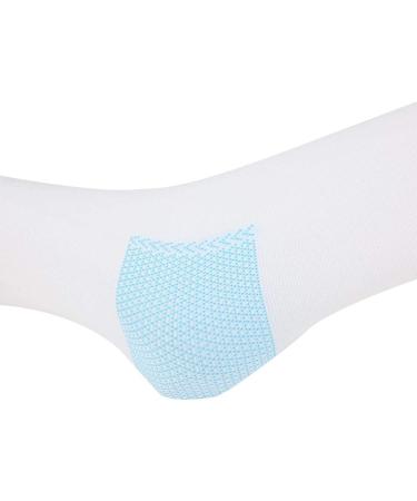 Varicose Veins Compression Socks - Long-Life Odorless Stockings for Surgery Recovery & Thrombus Prevention - Pure White - Buy Online on GoSupps.com