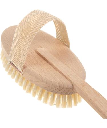 Buy SIDCO XXL Wooden Bath Brush - Long Sauna Back Brush (45 cm) for Relaxing Massage | International Shipping Available - Buy Online on GoSupps.com