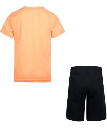 Boys Hurley Soft Basic T-shirt & Shorts Outfit Set - 2T Bright Mango - Buy Online on GoSupps.com