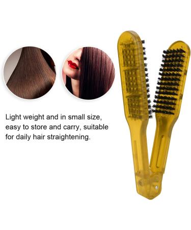 Plywood Comb Hair Straightener - V-Shape Styling Tool for Home & Barber Shops | International Shipping Available - Buy Online on GoSupps.com