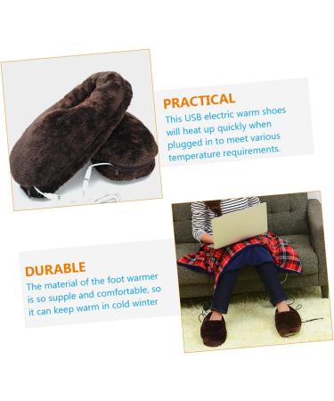 ToddMomy Heated Shoes - Winter Warmth Foot Warmers USB Electrical Heating Slippers & Foot Massager for Ultimate Comfort - Buy Online on GoSupps.com