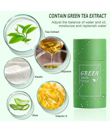 2 Pi ce Green Masque Nettoyant Masque Solide Stick Green Masques Stick Nettoie en Profondeur les Pores Hydratant Efficace Pour Hommes et Femmes Tous Types de Peau - Buy Online on GoSupps.com