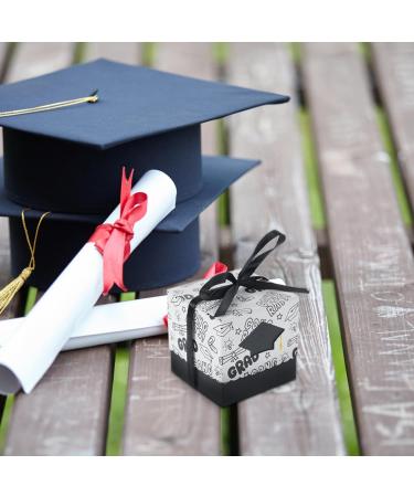Alipis Graduation Candy Square Box: 10pcs Graduation Candy Box Graduation Party Favors Graduation Gift Box Paper Candy Boxes - Buy Online on GoSupps.com