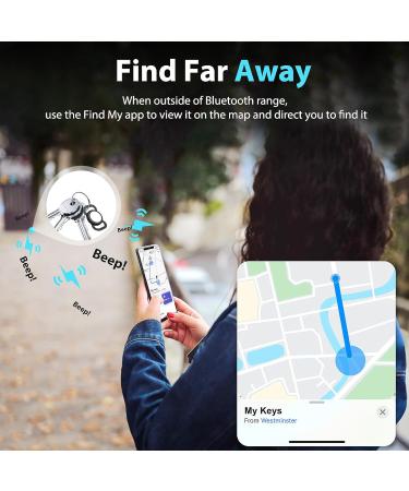 GPS Tracker - Mini Real-Time GPS Tracker - No Monthly Fee Item Finder - Works with Apple Find My (iOS Only) - Hidden Tracking Device for Keys Luggages Wallets Kids Elderly Pet Backpack Clothing - Buy Online on GoSupps.com