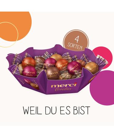 Merci Lovelies Creamy Praline Mix - 185g Filled Chocolate Specialties | International Shipping Available - Buy Online on GoSupps.com