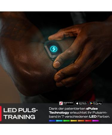 Smart Heart Rate Knife Spout Pulse Knife with Bluetooth & LED Sensor Bracelet - HRM Pulse Clock for Fitness Enthusiasts - Buy Online on GoSupps.com