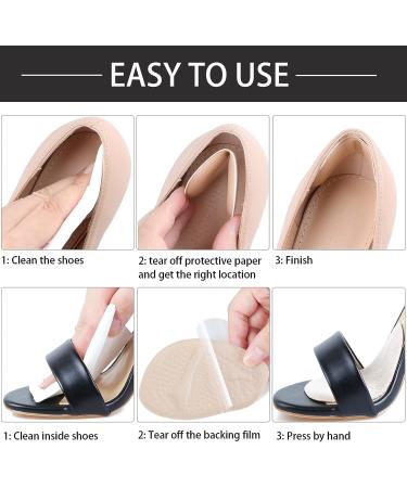 Olukssck Heel Grips Cushion Pads - Anti-Slip Inserts for Loose Shoes - Metatarsal Pads for Men Women - Prevent Slipping, Rubbing, Blisters - Relieve Pain - 12 Pieces - Buy Online on GoSupps.com