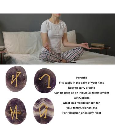Pierres de palmier grav es polies rondes et portables pour m ditation Reiki (type 1) Typ 1 - Buy Online on GoSupps.com