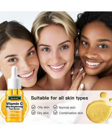 Vitamin C Serum for Face | Anti-Aging Hyaluronic Acid Serum | Daily Skin Care for All Skin Types - Buy Online on GoSupps.com