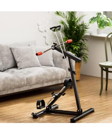 Dxysyldrun Countable Upper and Lower Limb Rehabilitation Device Fitness Ring Pull Rope Hand and Leg Strength Home Hemiplegia Pedal Exercise Bike