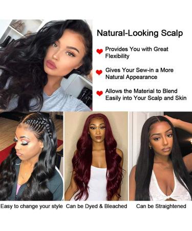 18 Inch Body Wave Lace Front Human Hair Wig for Black Women - Pre Plucked with Baby Hair - Natural Color - 150% Density - Brazilian Hair (1 Pack) - Buy Online on GoSupps.com