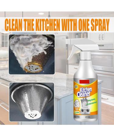 Jue-Fish Kitchen Foam Cleaner - Powerful Multi-Purpose Spray for Oil & Grease Removal | International Shipping Available - Buy Online on GoSupps.com