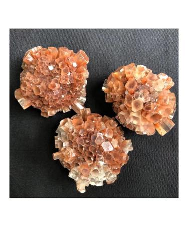 Natural Rare Orange Aragonite Quartz Crystal Cluster Shape Rough Stone Nepheline Specimen Home Decor Room Decoration Stone Mineral Specimen (Color : 30-40mm Size : 1pc) 1pc 30-40mm