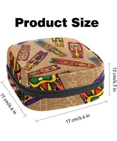 Shop African Ethnic Napkin Storage Bag | Stylish Holder for Menstrual Cups & Nursing Pads - Perfect for Women & Teen Girls - Buy Online on GoSupps.com