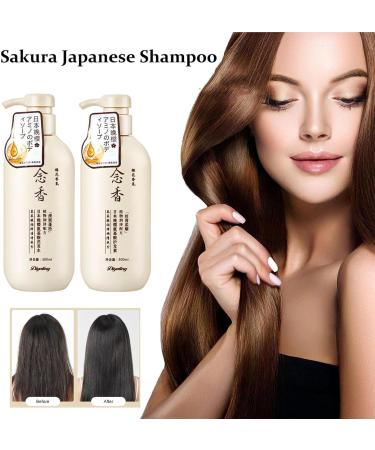 2 Japanese Shampoo Nourishing Scalp Shampoo Japan Shampoo Japanese Shampoo and Conditioner Set for Hair Growth - Buy Online on GoSupps.com