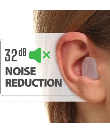 PQ Wax Ear Plugs - 15 Silicone Wax Earplugs for Sleeping, Swimming, and Noise Cancelling - 32 dB Sound Blocking Level - Gel Ear Protection (15-Pillows) - Buy Online on GoSupps.com